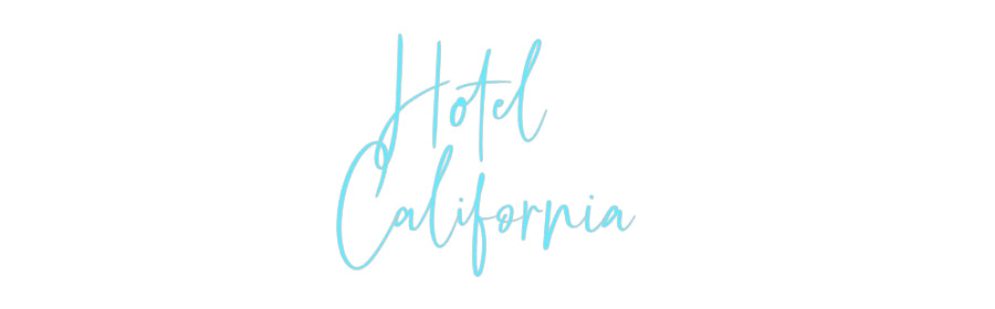 Custom Neon: Hotel
Cal...
