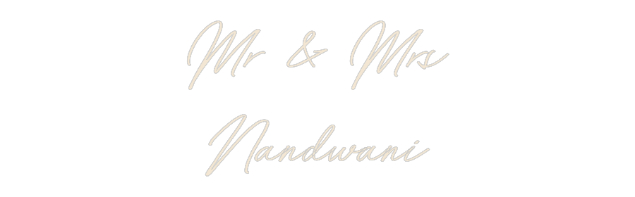 Custom Neon: Mr & Mrs
Nan...