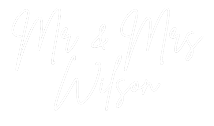 Custom Neon: Mr & Mrs
Wil...
