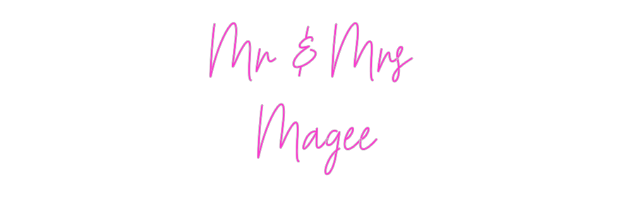 Custom Neon: Mr & Mrs
Ma...