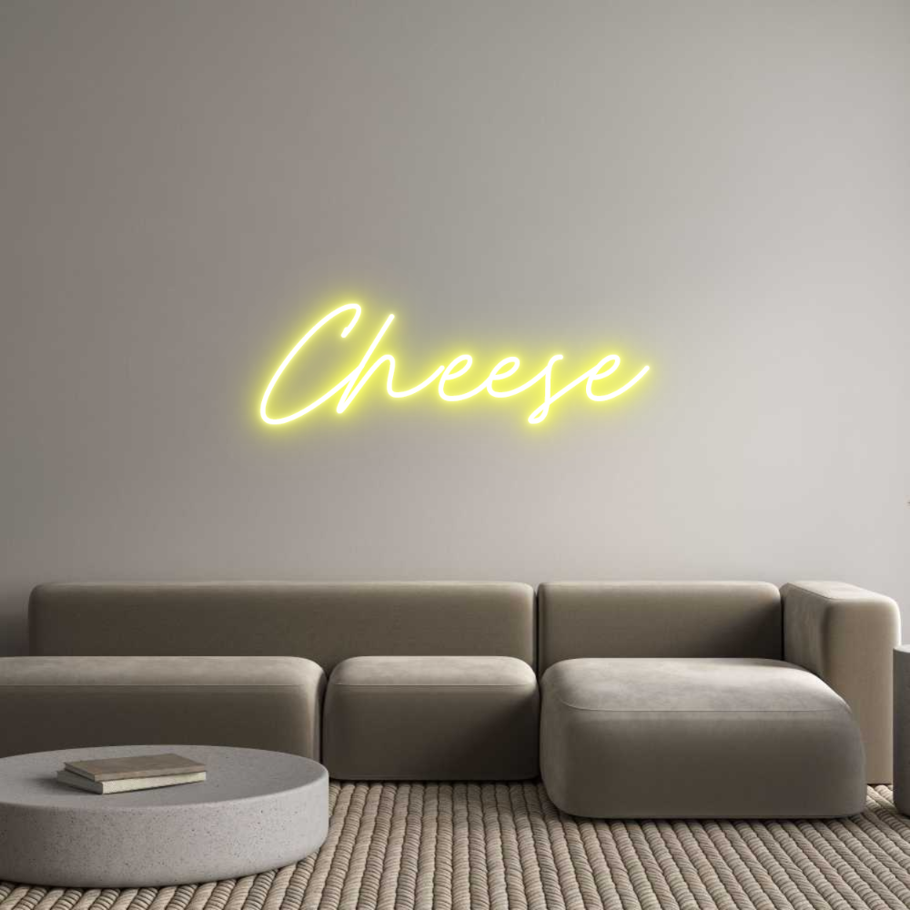 Custom Neon: Cheese