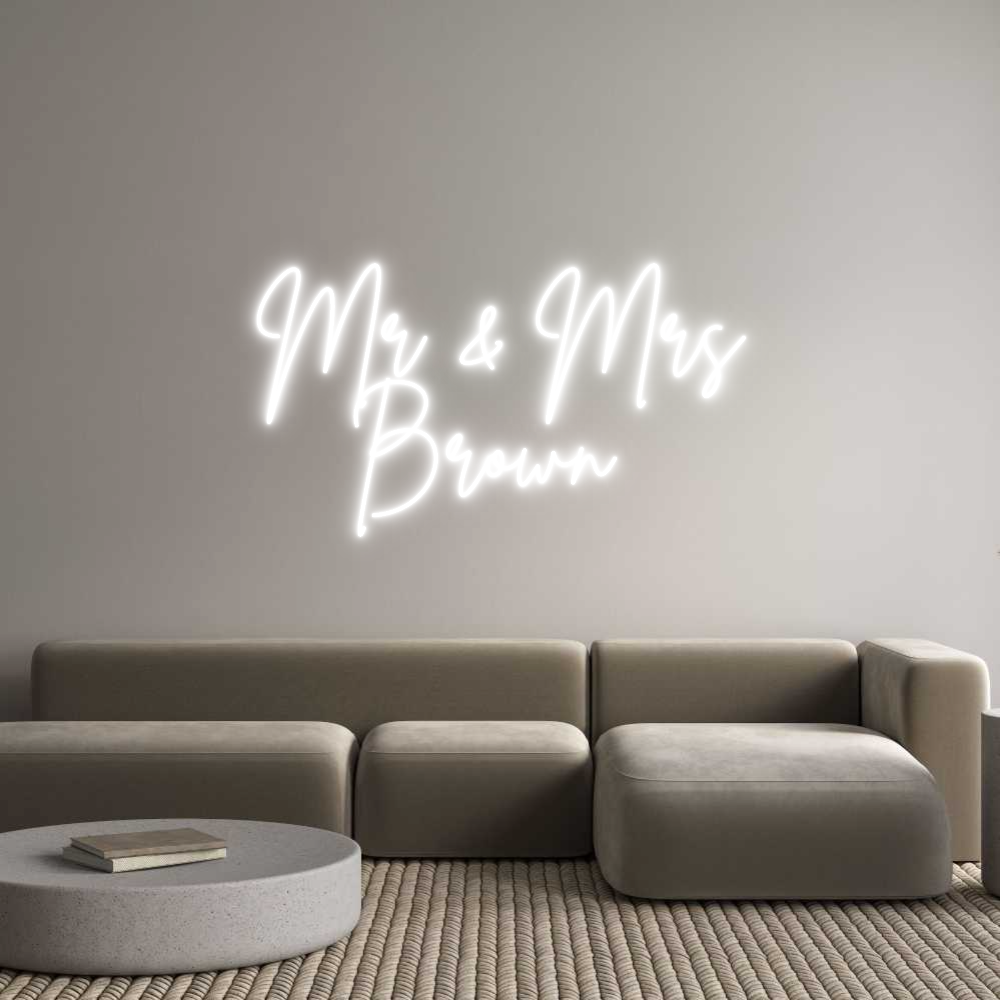Custom Neon: Mr & Mrs
Bro...