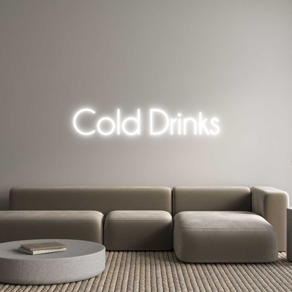 Custom Neon: Cold Drinks
