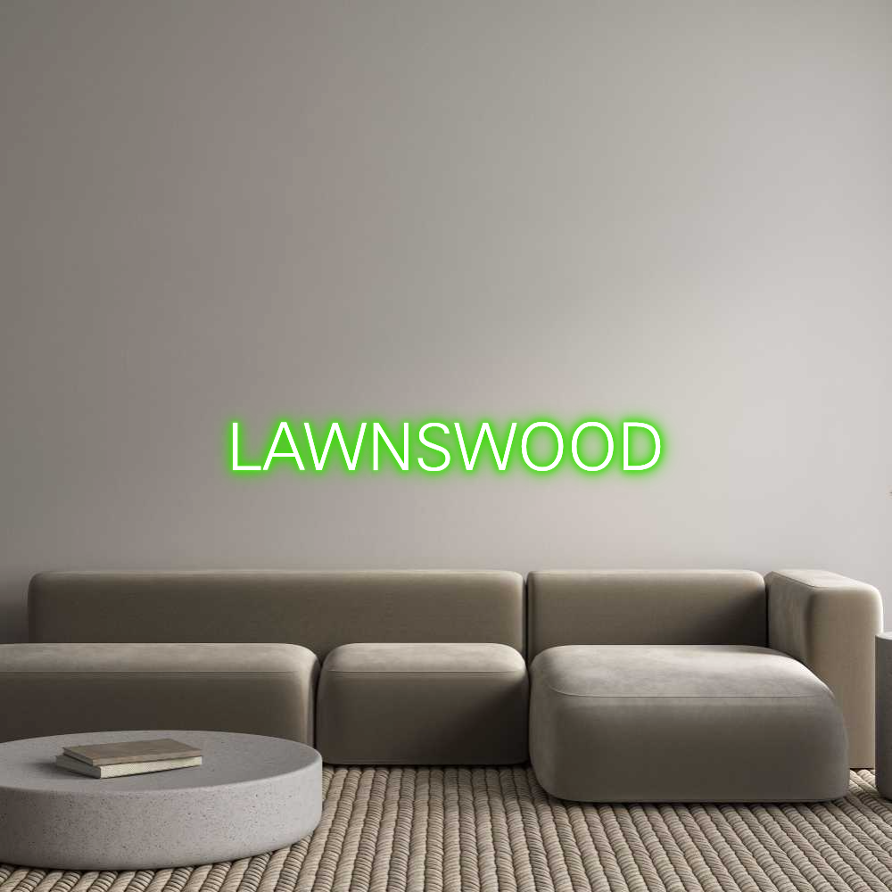 Custom Neon: LAWNSWOOD