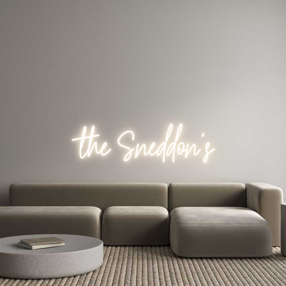 Custom Neon: the Sneddon's