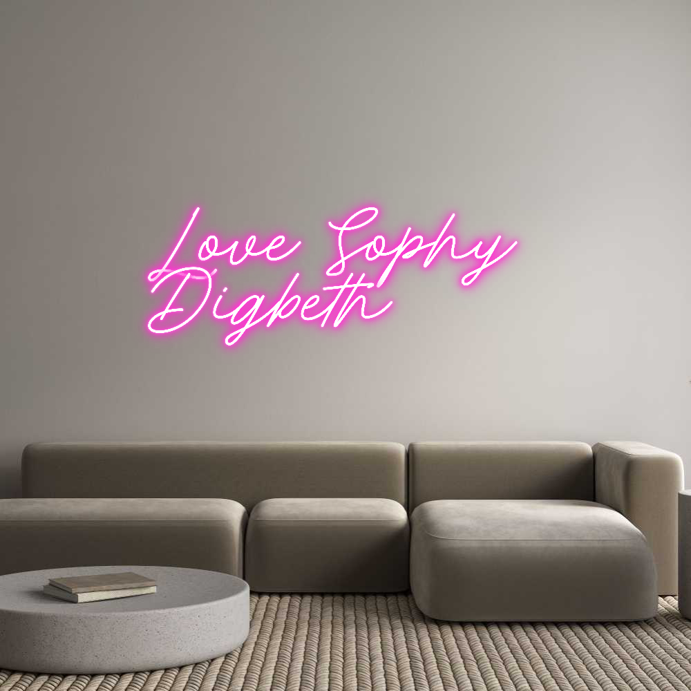 Custom Neon: Love Sophy
...