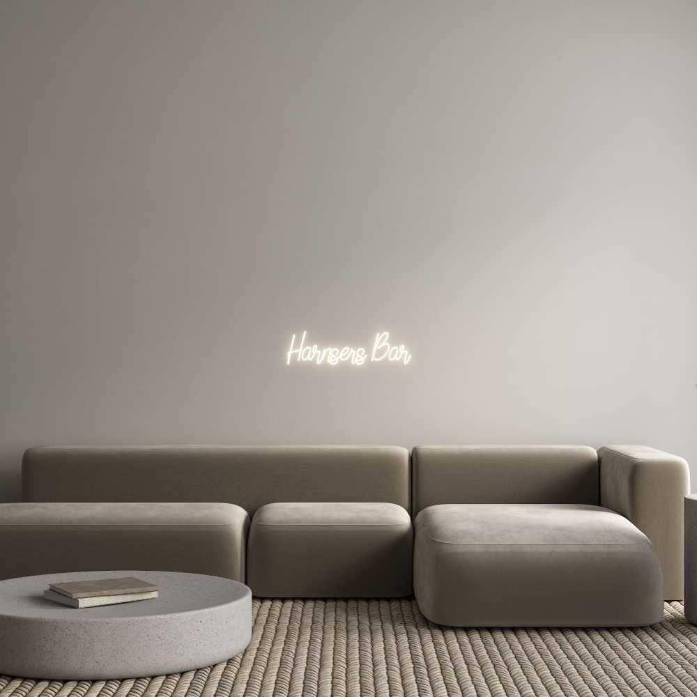 Custom Neon: Harnsers Bar