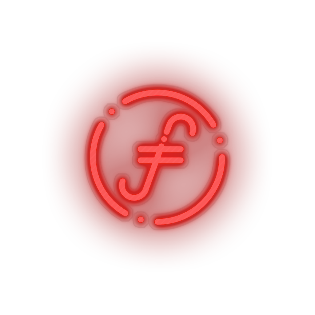 red 226_fair_coin_coin_crypto_crypto_currency led neon factory