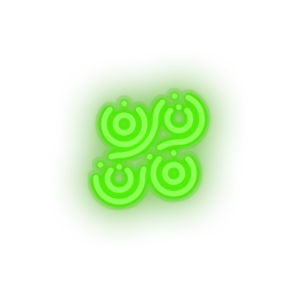 green 228_radium_crypto_currency_cryptocurrency led neon factory