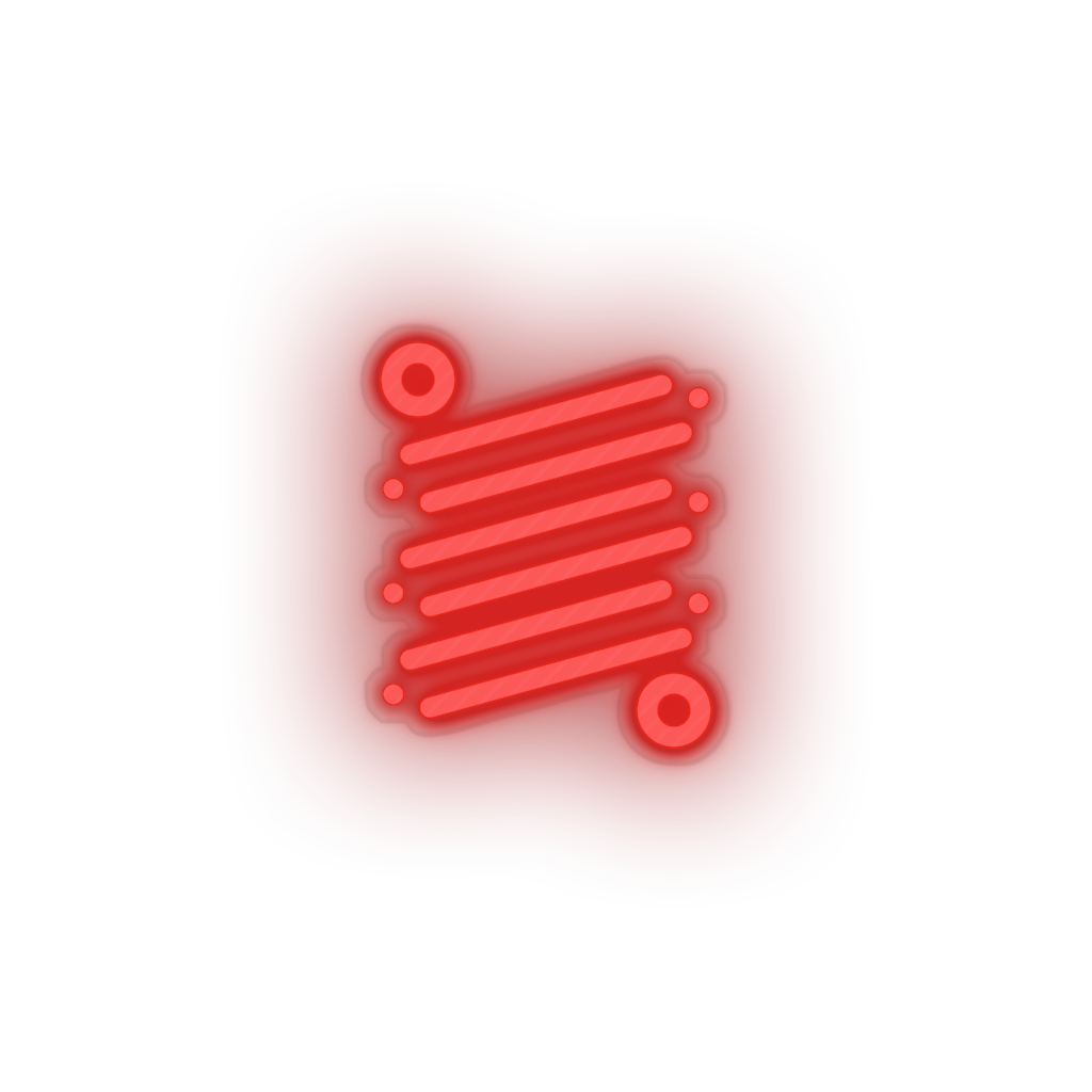 red 229_rise_coin_crypto_currency_cryptocurrency led neon factory