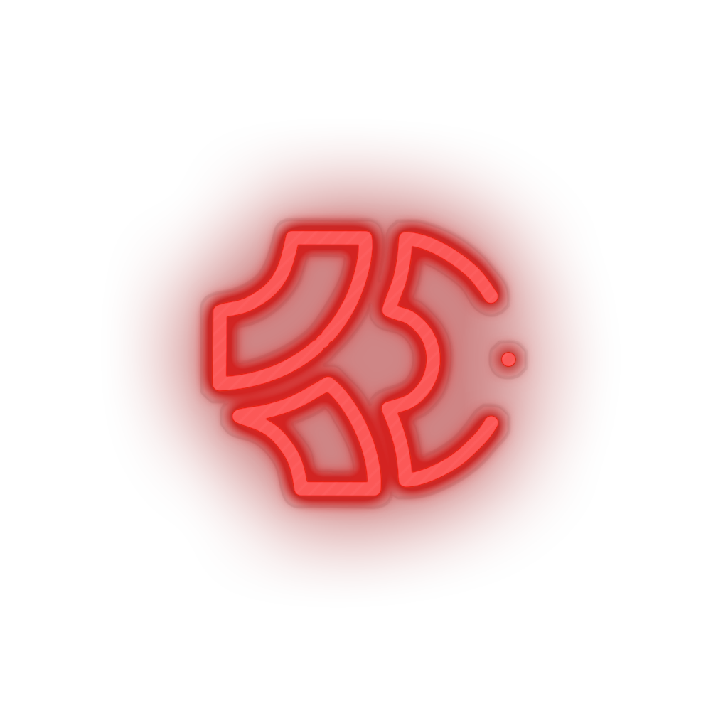 red 236_game_credits_coin_crypto_crypto_currency led neon factory