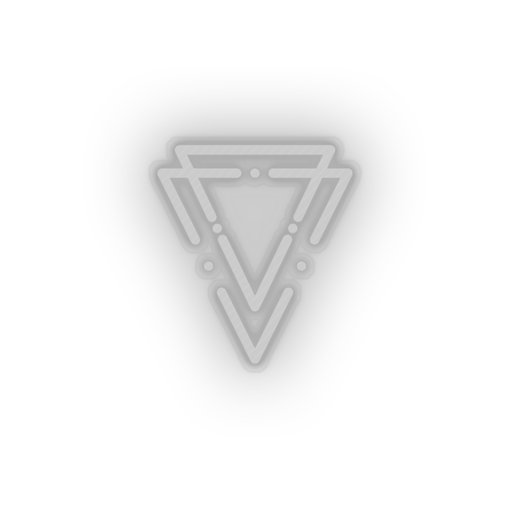 white 237_verge_coin_crypto_crypto_currency led neon factory