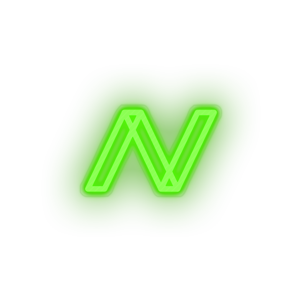 green 241_nav_coin_crypto_crypto_currency led neon factory