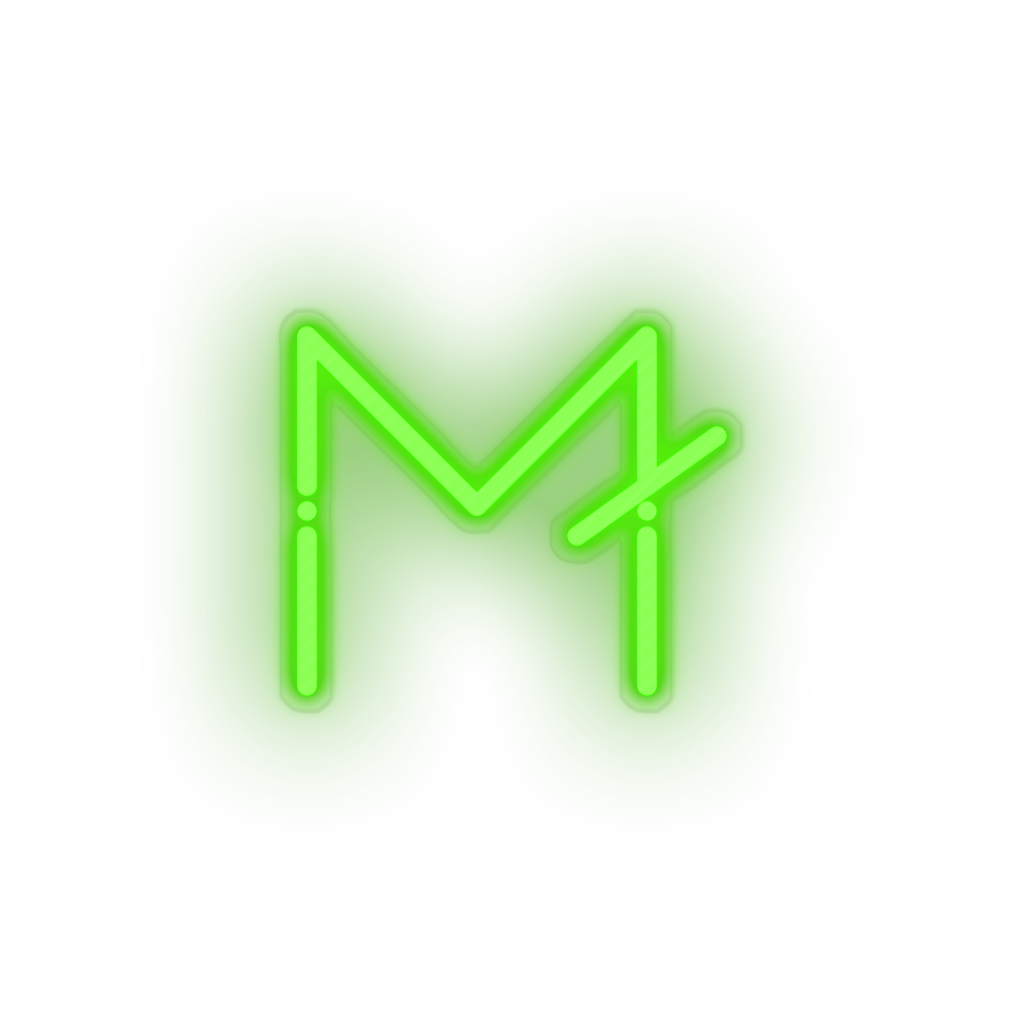 green 242_moon_coin_coin_crypto_crypto_currency led neon factory