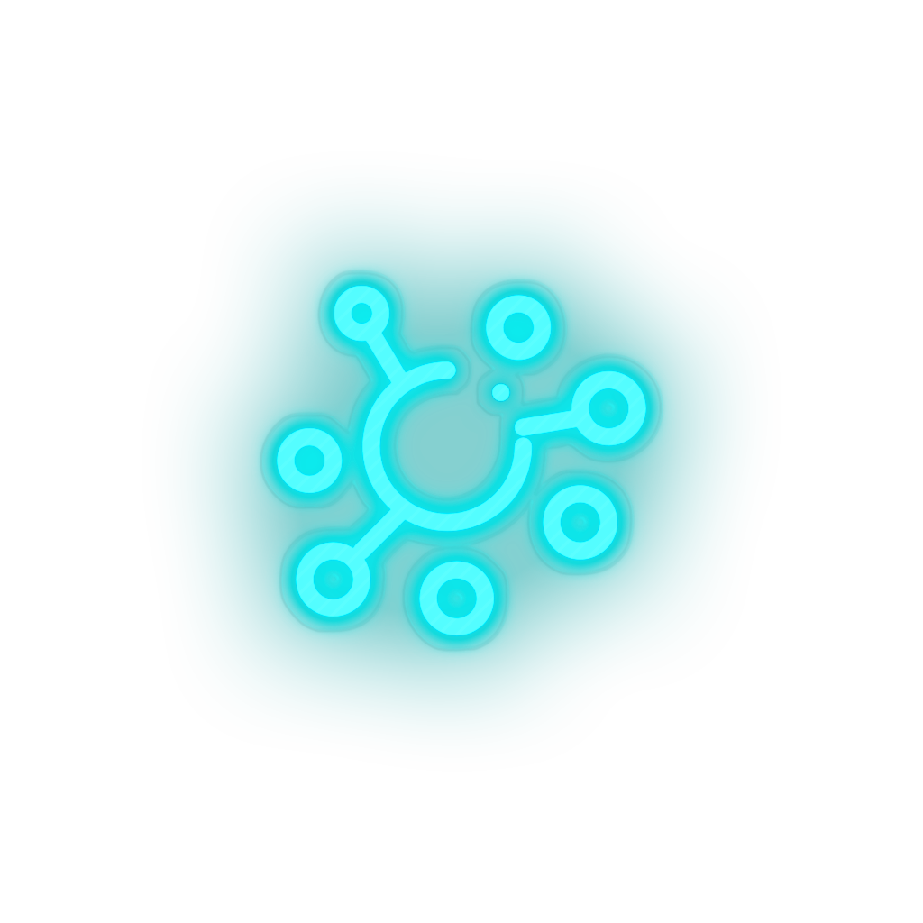 ice_blue 253_elastic_coin_crypto_crypto_currency led neon factory