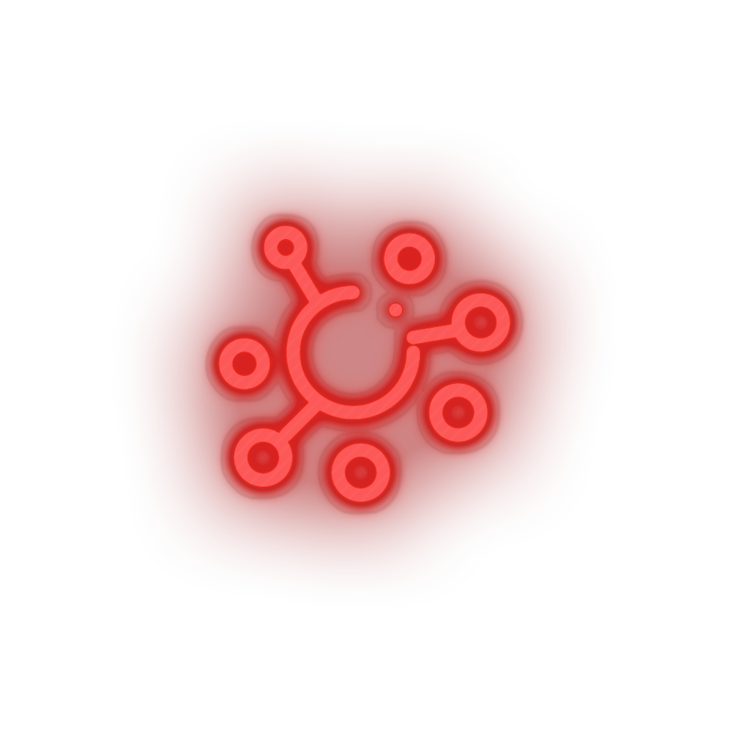 red 253_elastic_coin_crypto_crypto_currency led neon factory