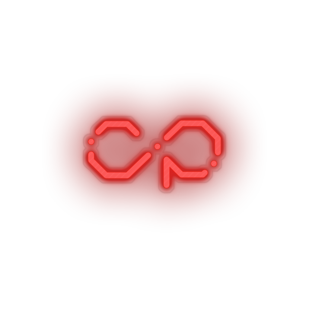 red 258_counterparty_coin_crypto_crypto_currency led neon factory