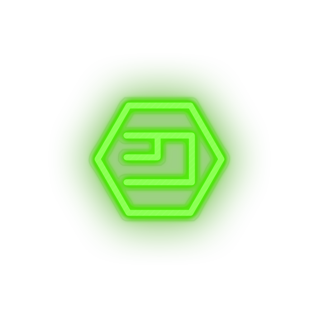 green 260_emercoin_coin_crypto_crypto_currency led neon factory