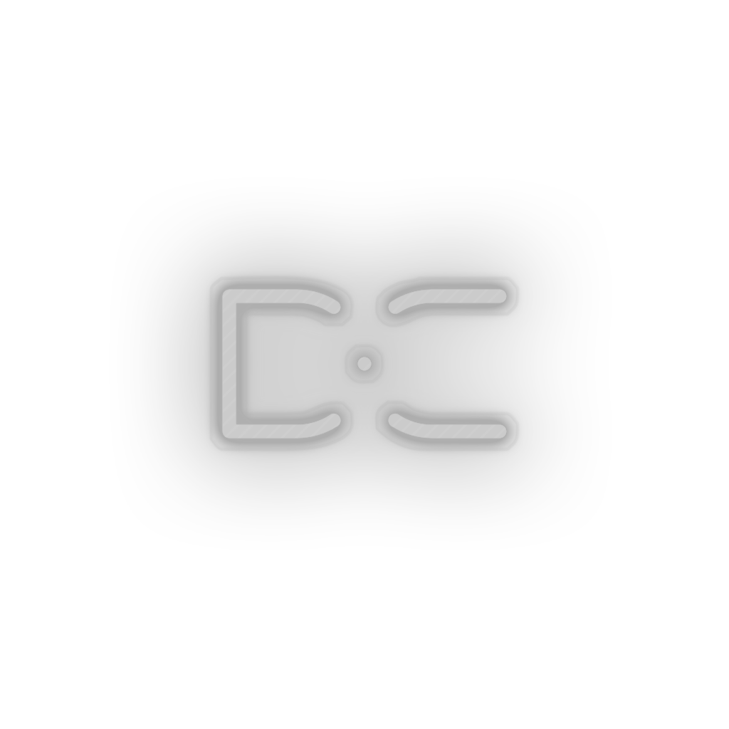 white 261_decent_coin_crypto_crypto_currency led neon factory