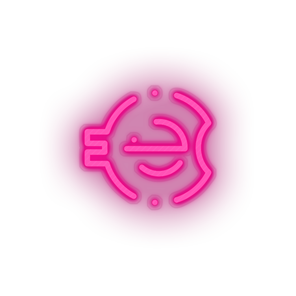 pink 262_e_coin_coin_crypto_crypto_currency led neon factory