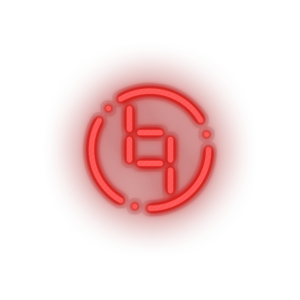 263 ybcoin coin crypto crypto currency Neon led factory