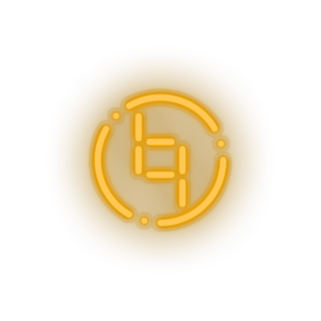 warm_white 263_ybcoin_coin_crypto_crypto_currency led neon factory