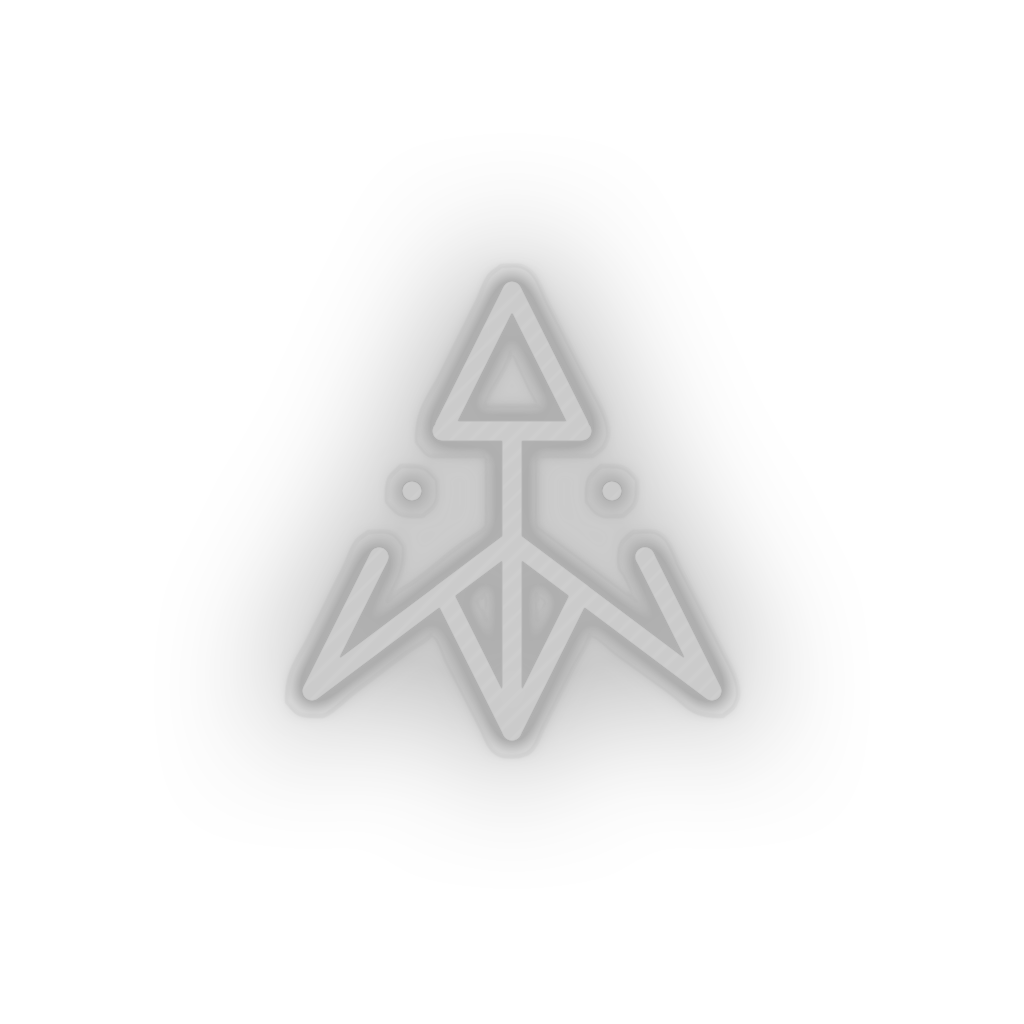 white 264_dubaicoin_coin_crypto_crypto_currency led neon factory