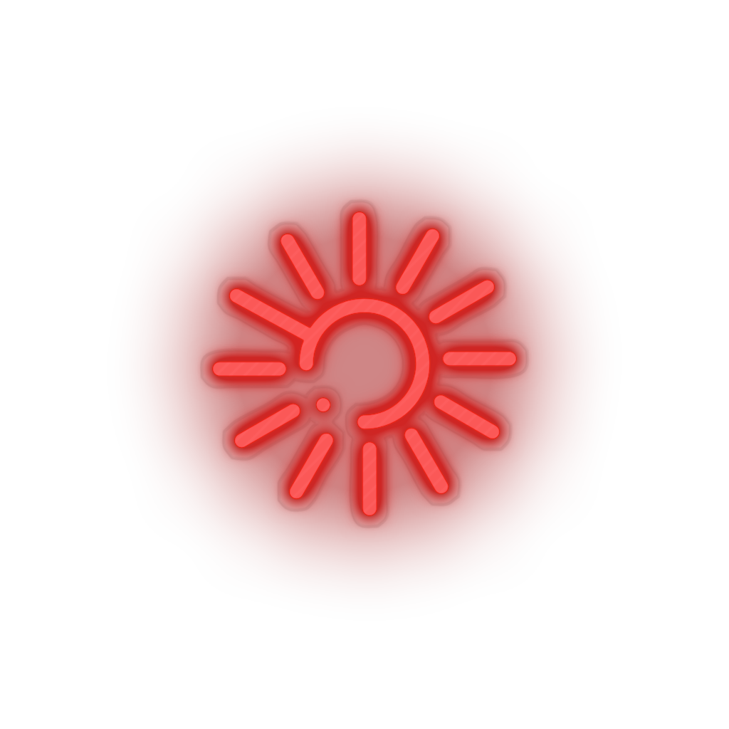 red 270_luck_chain_coin_crypto_crypto_currency led neon factory