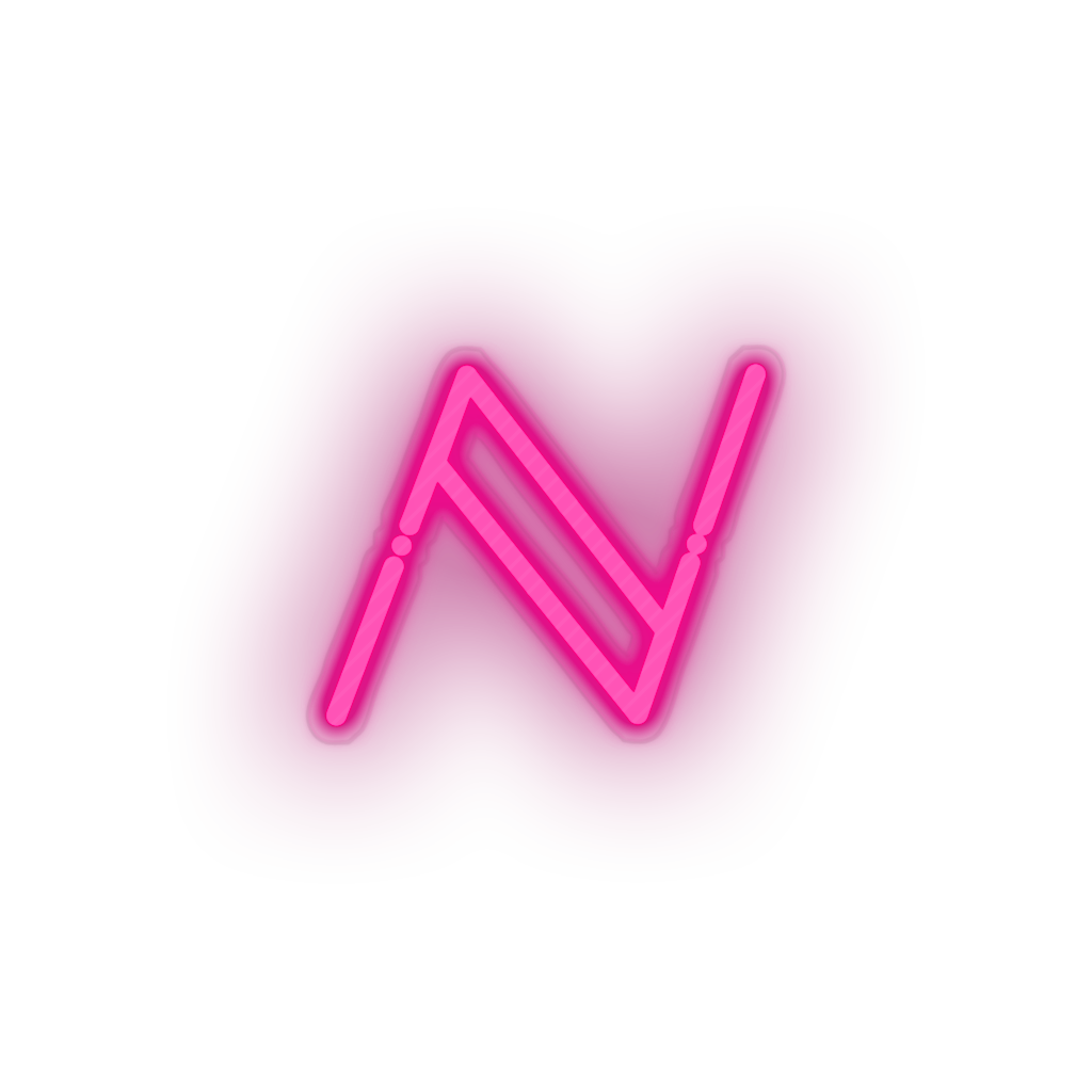 pink 276_name_coin_blockchain_cryptocurrency_currency led neon factory