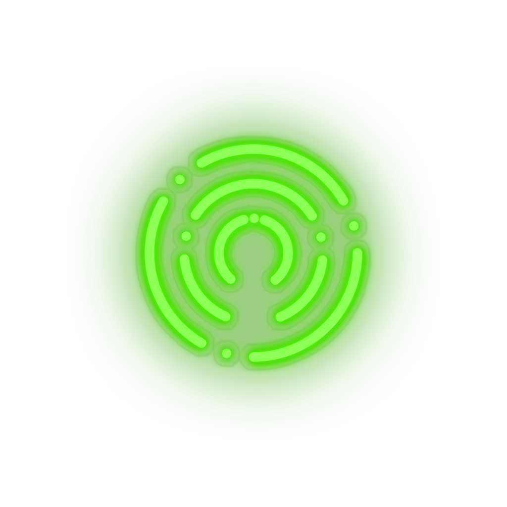 green 278_cloakcoin_alternative_currency_cloak led neon factory