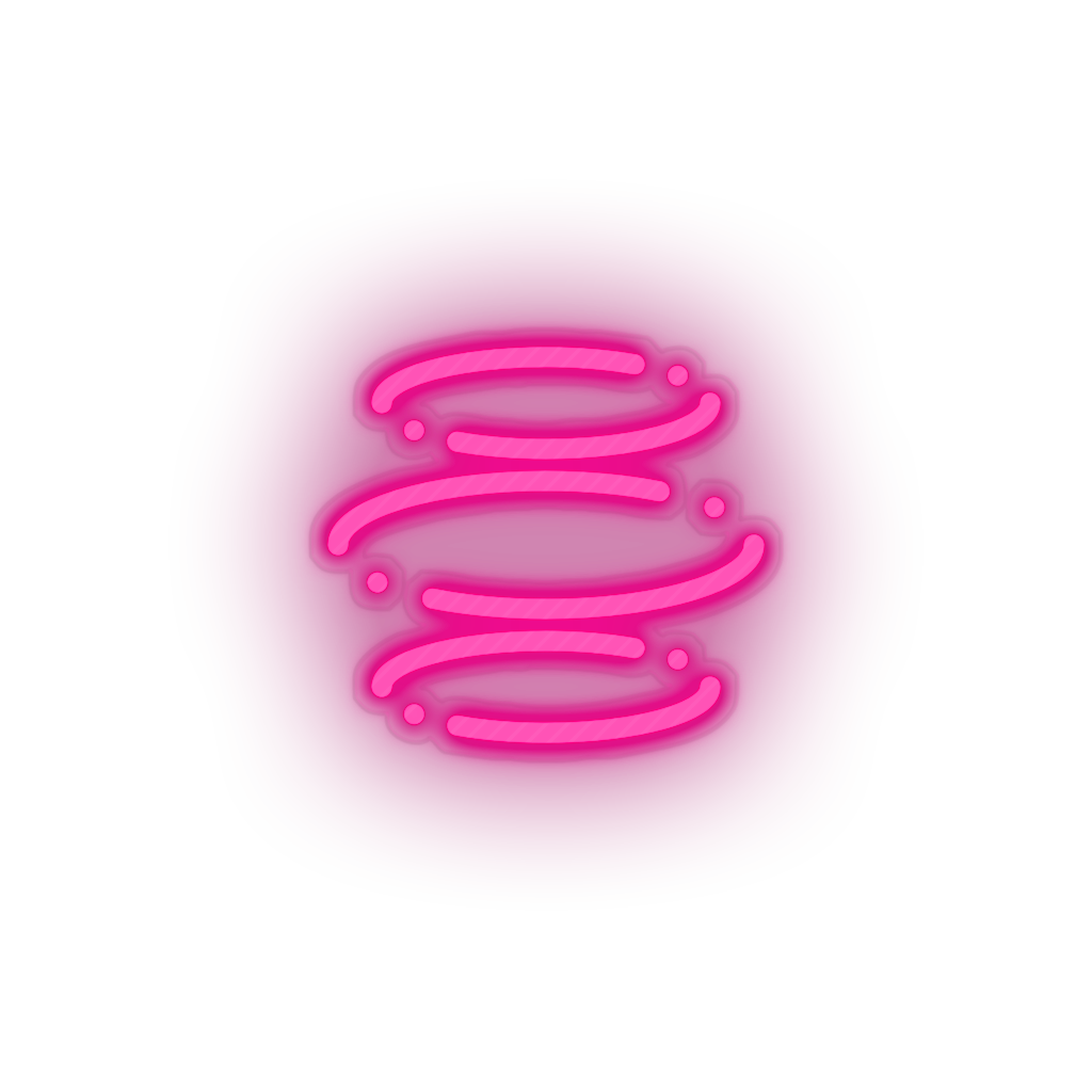 pink 295_e_dinar_coin_crypto_crypto_currency led neon factory