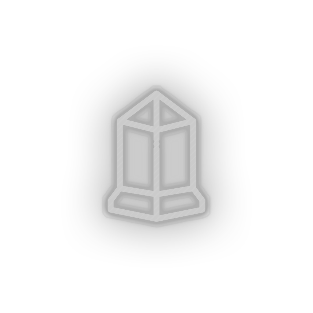 white 297_lisk_coin_crypto_crypto_currency led neon factory