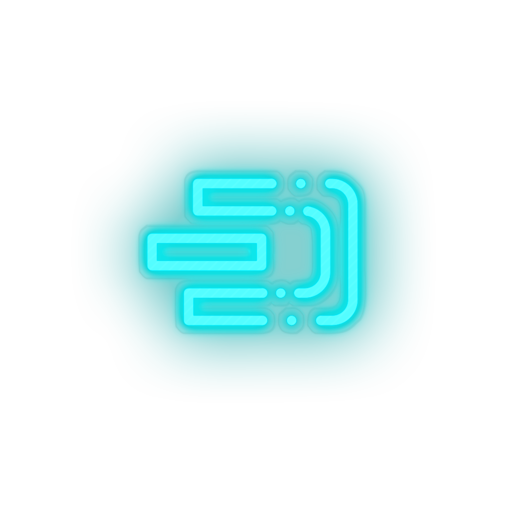 ice_blue 321_dash_coin_crypto_crypto_currency led neon factory