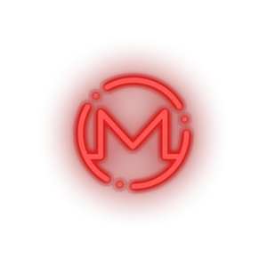red 324_monero_coin_crypto_crypto_currency led neon factory