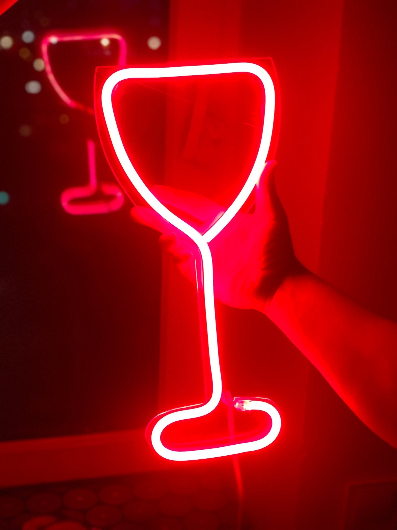 Glass of Wine Neon sign