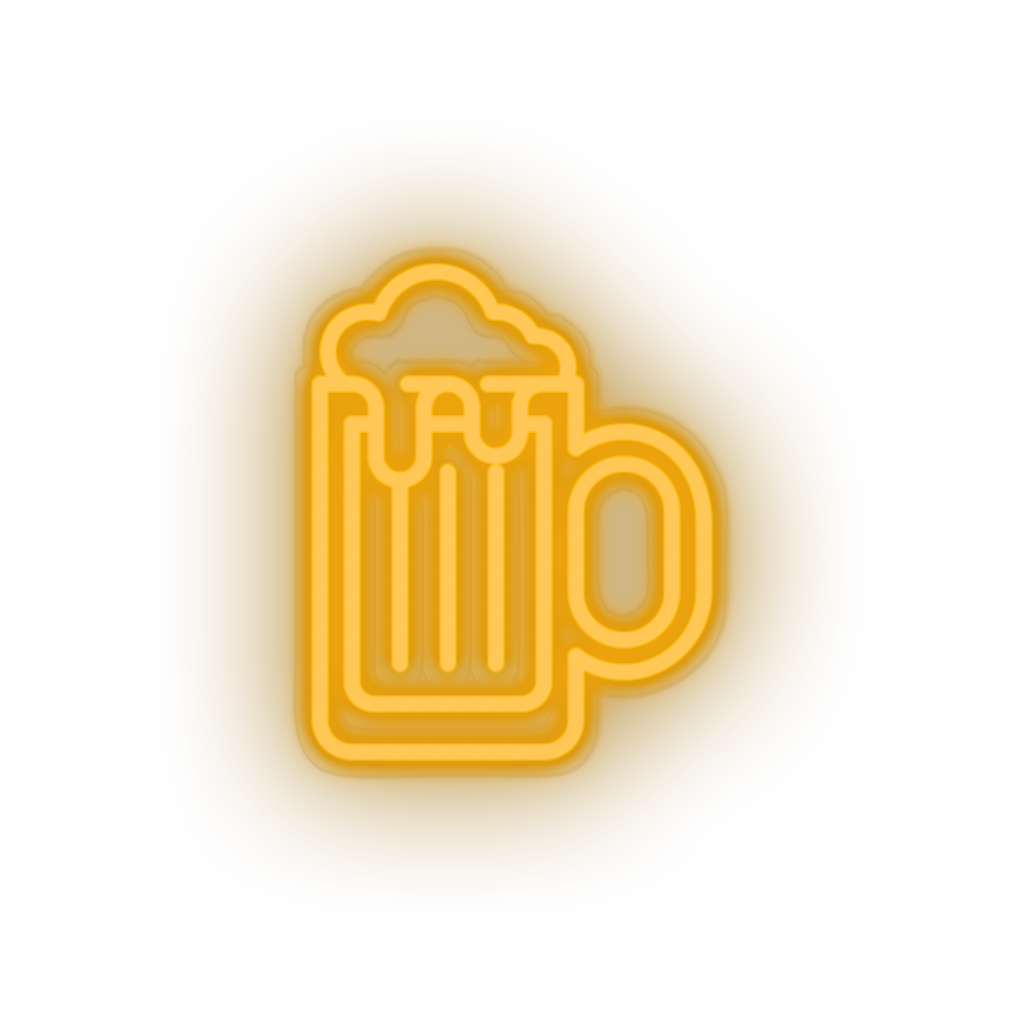 warm_white beer_glass led alcohol amusement beer glass carnival circus drink parade neon factory