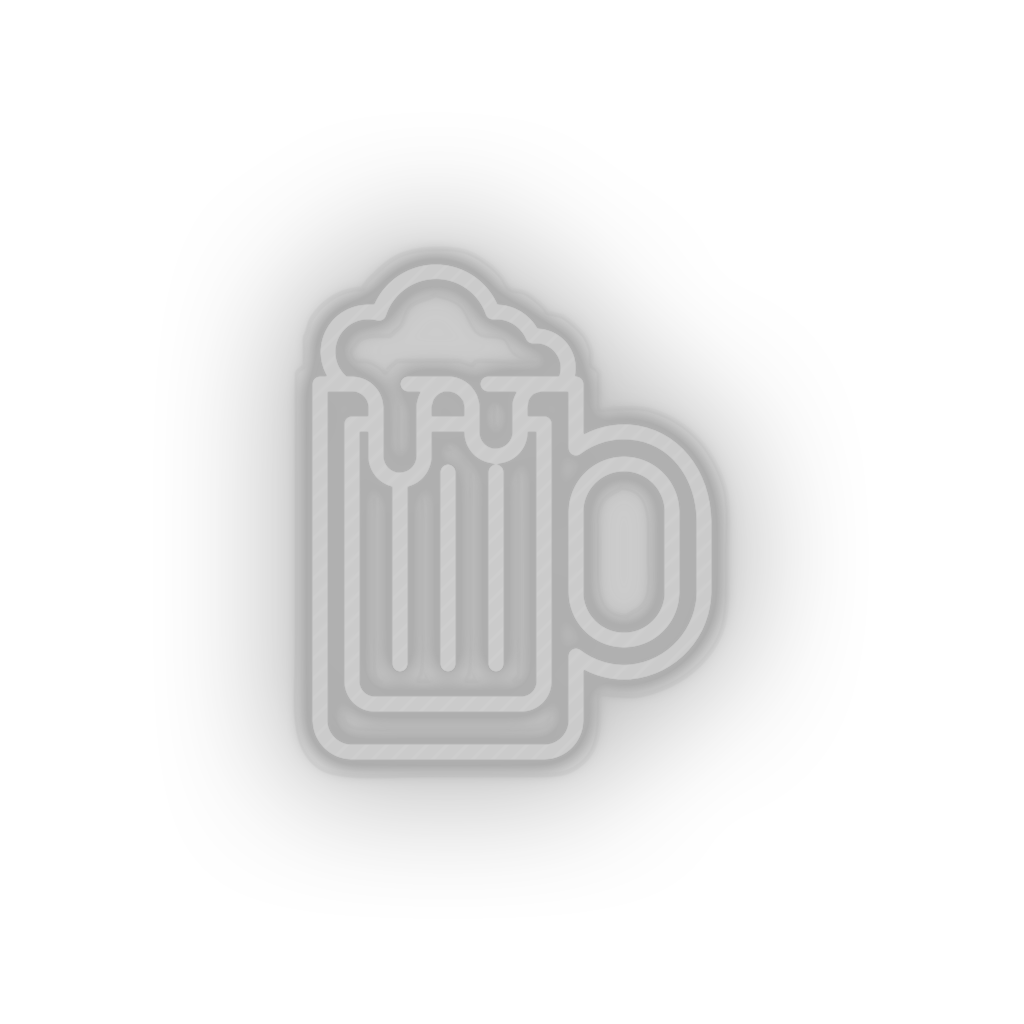 white beer_glass led alcohol amusement beer glass carnival circus drink parade neon factory