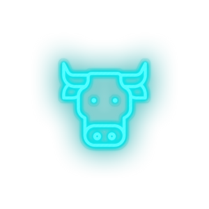 bufalo Animal buffalo cape cartoon fauna herbivore zoo Neon led factory