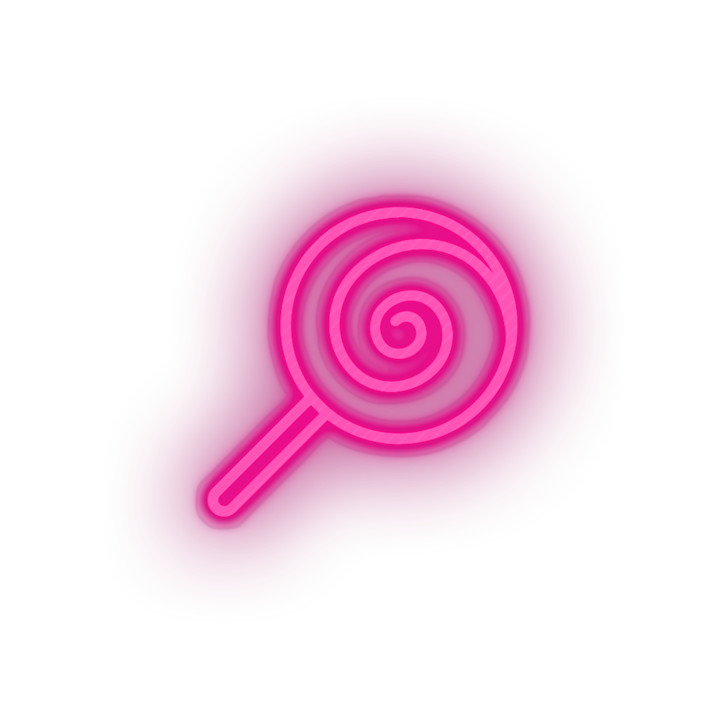 pink candy_lollipop led amusement candy carnival circus lollipop parade sweet neon factory