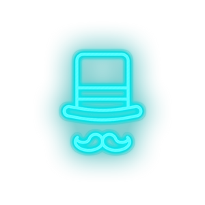 circus hat Amusement carnival circus circus hat magic hat mustache parade Neon led factory