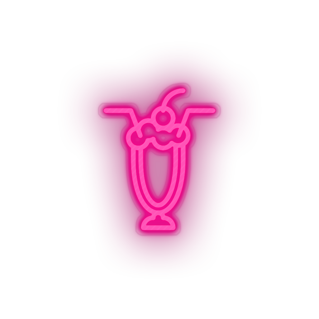 pink cocktails led cherry cocktails drink love relationship romance valentine day neon factory