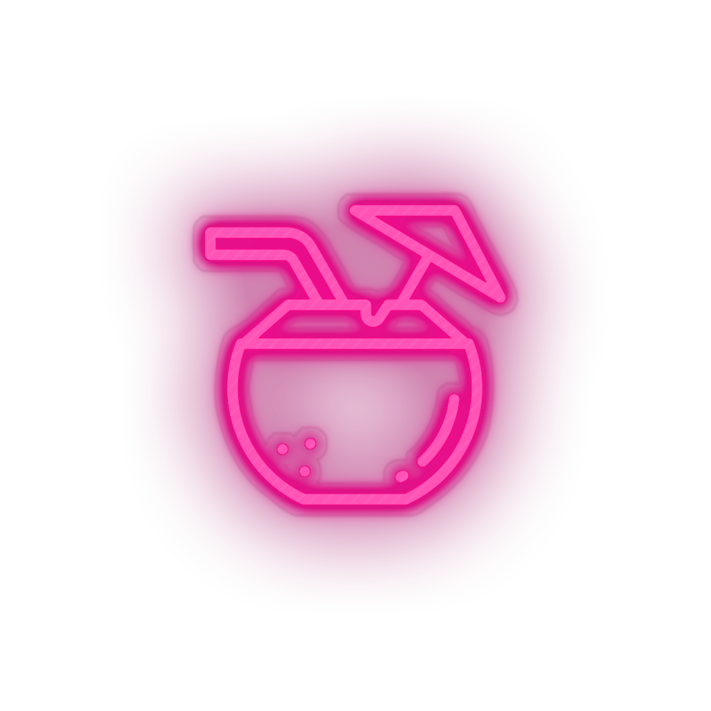 coconut tree Beach coconut tree holiday palm tree recreation summer vacation Neon led factory