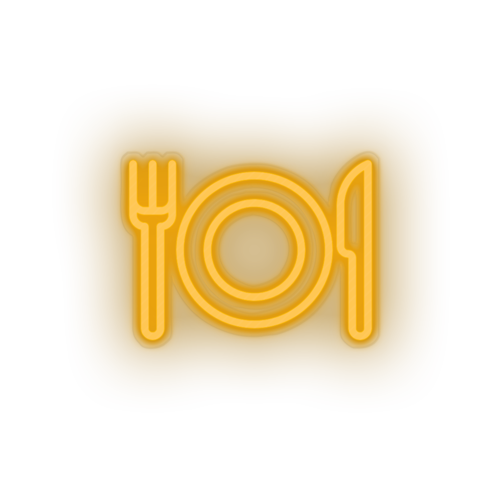 warm_white eat led culinary eat food holiday tourism travel vacation neon factory