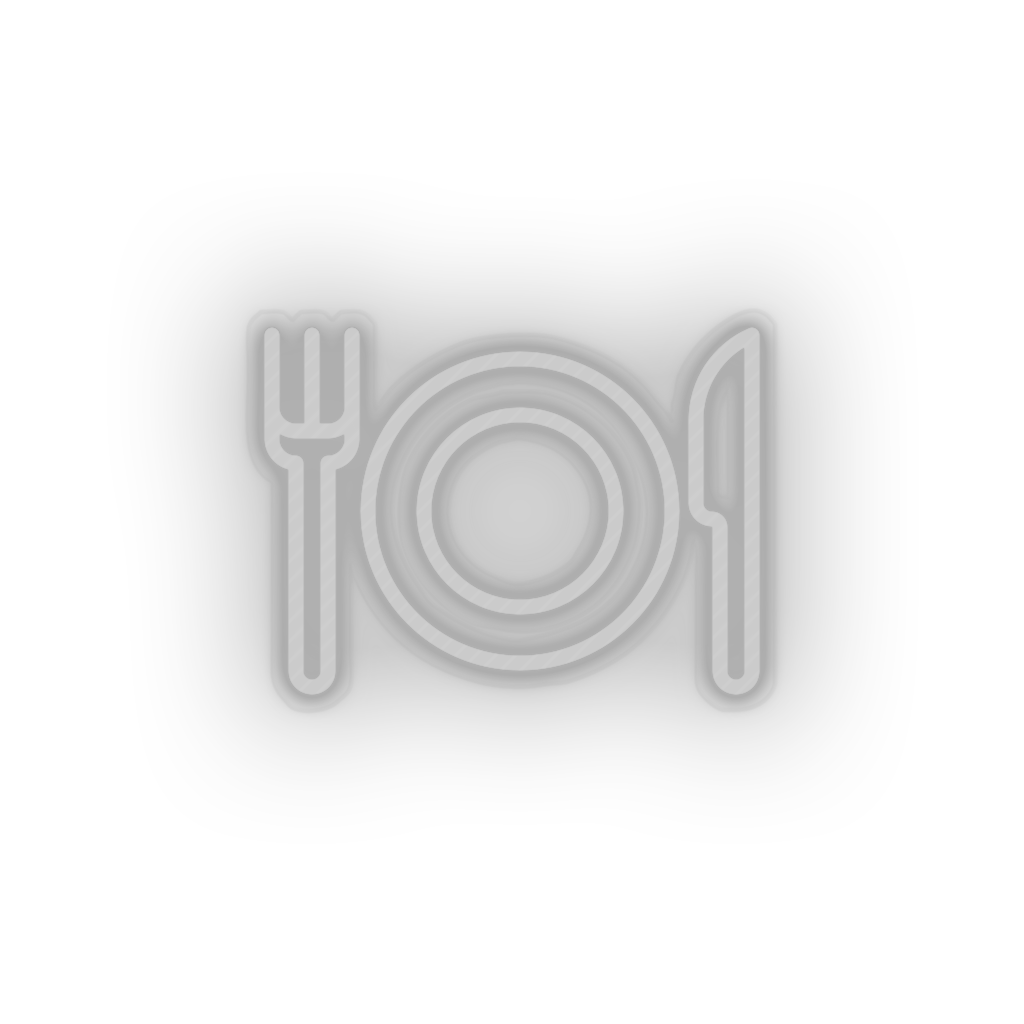 white eat led culinary eat food holiday tourism travel vacation neon factory