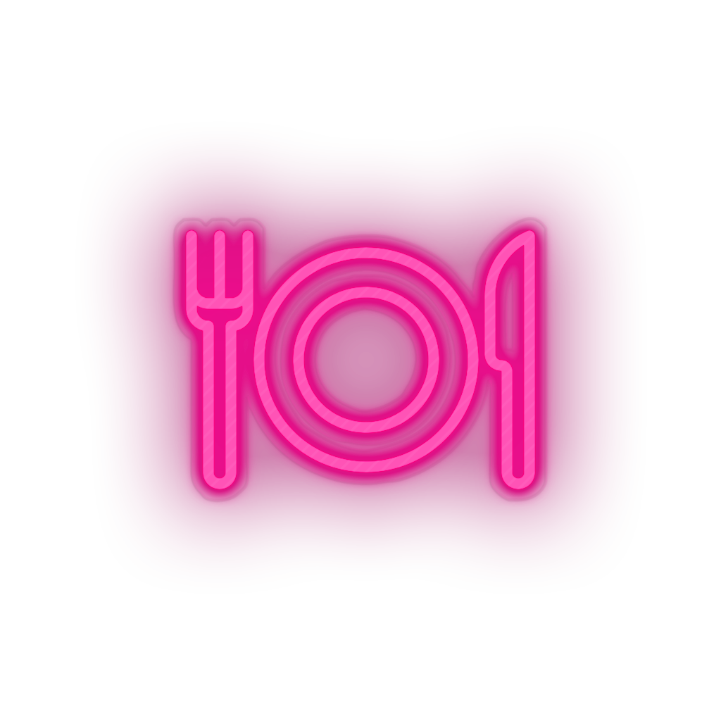 pink eat led culinary eat food holiday tourism travel vacation neon factory