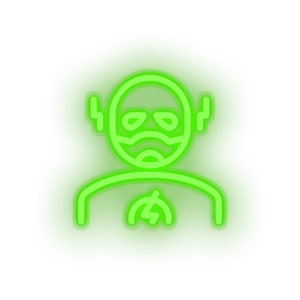 famous character black lightning Neon led factory