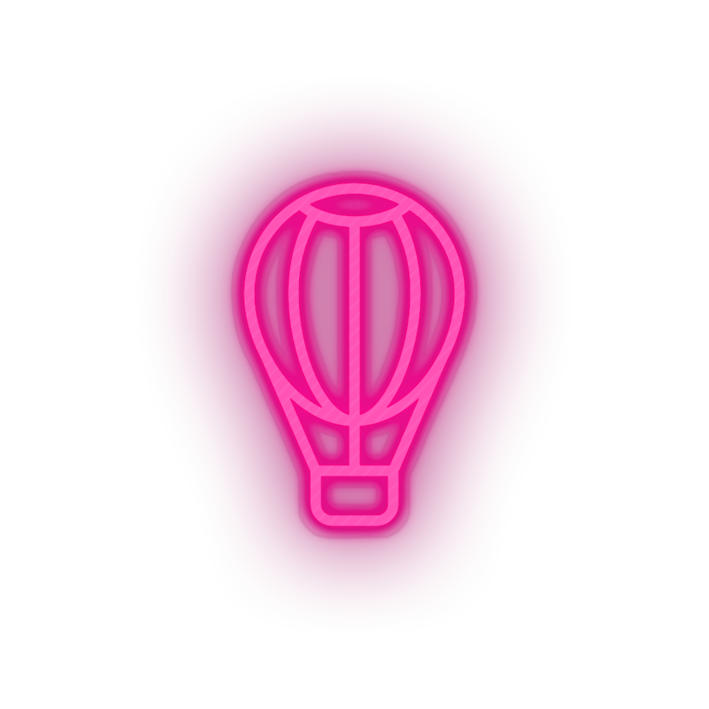 pink hot_air_balloon led air balloon amusement carnival circus hot air balloon parade travel neon factory