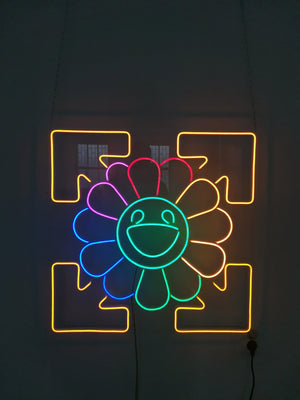 Chamomile - LED Neon Sign. Party Neon Sign Flex Led Neon Light Led Custom Neon Sign Home Room Department Wall Hangings Decor Lighting