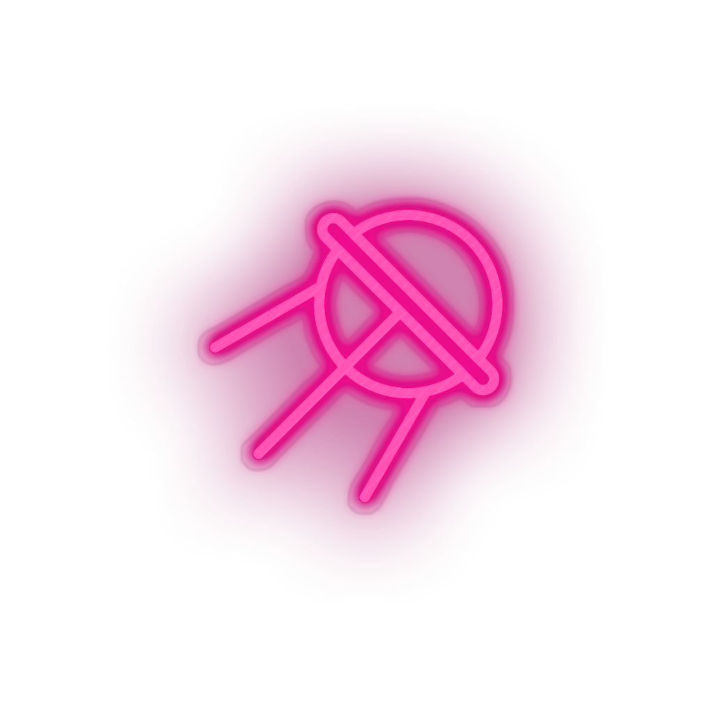 pink satellite led adventure antenna astronomy outer space satellite space sputnik neon factory