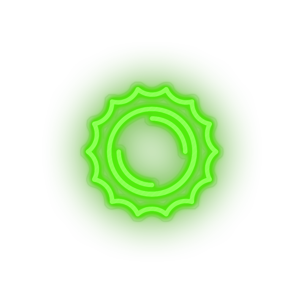 green sun led adventure astronomy cosmos outer space solar space sun neon factory